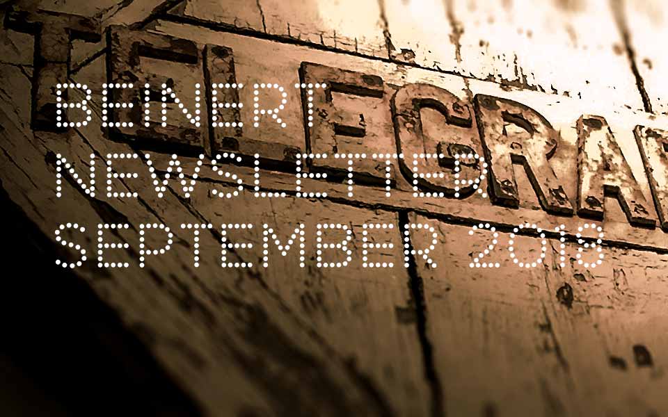 Wolfgang Beinert | Newsletter September 2018