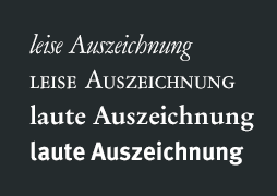 Schriftauszeichnung
