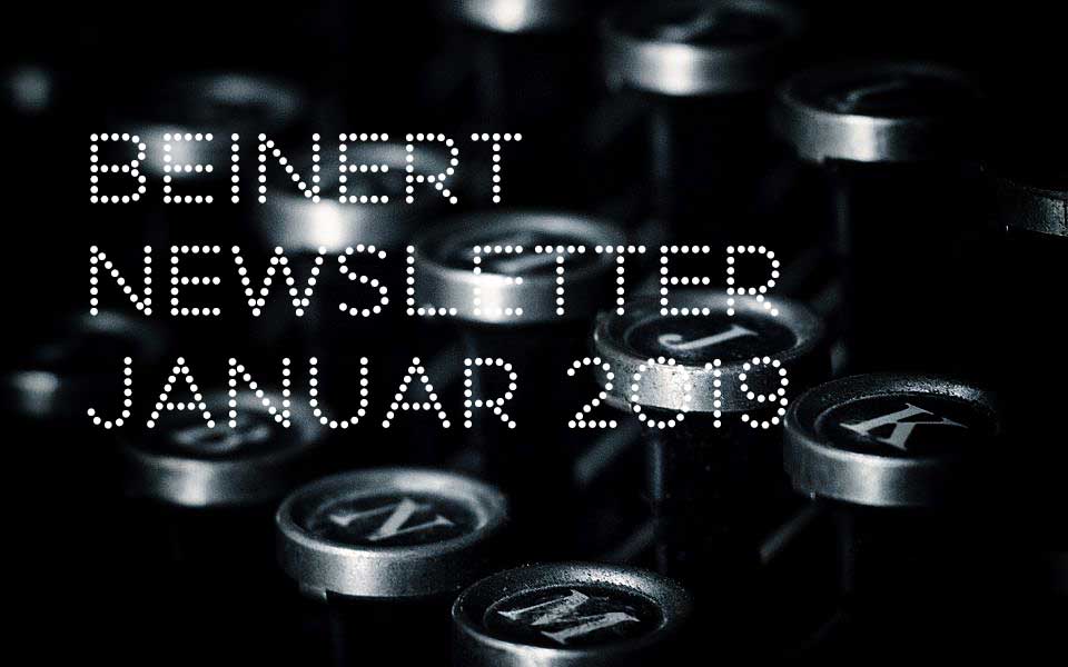 Wolfgang Beinert | Newsletter : Januar 2019