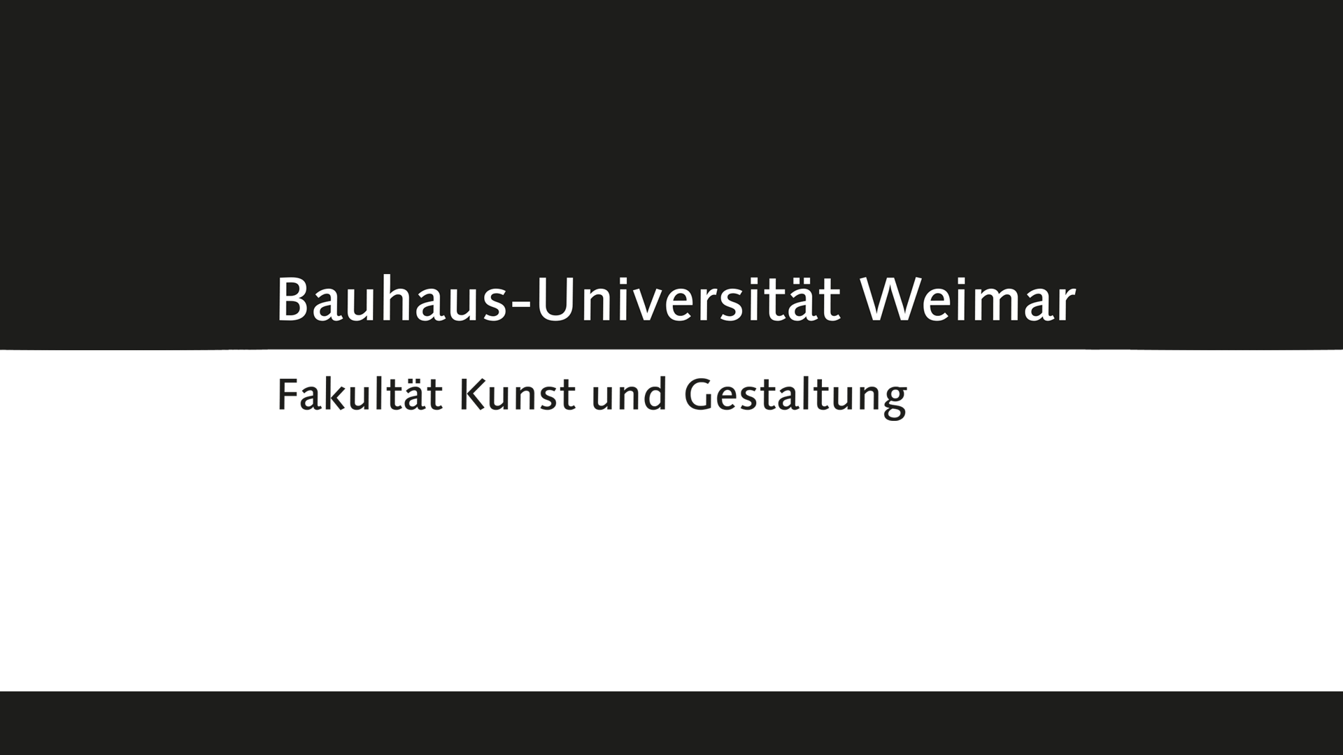 Architektur und Urbanistik, Bauingenieurwesen, Kunst und Gestaltung und Medien – mit ihren Fakultäten und Arbeitsgebieten verfügt die Bauhaus-Universität Weimar über ein einzigartiges Profil. Das Spektrum der Universität umfasst gegenwärtig ca. 40 Studiengänge bzw. -programme und reicht von der Freien Kunst über Design, Visuelle Kommunikation, Mediengestaltung, -wissenschaft und -informatik bis zu Architektur, Bauingenieurwesen, Baustoffkunde und Umwelt sowie Management. Der Begriff »Bauhaus« im Namen unserer Universität steht für Experimentierfreudigkeit, Offenheit, Kreativität und Internationalität.