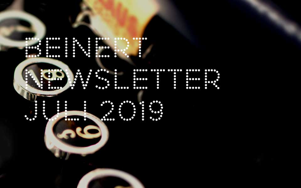 Wolfgang Beinert | Newsletter : Juli 2019