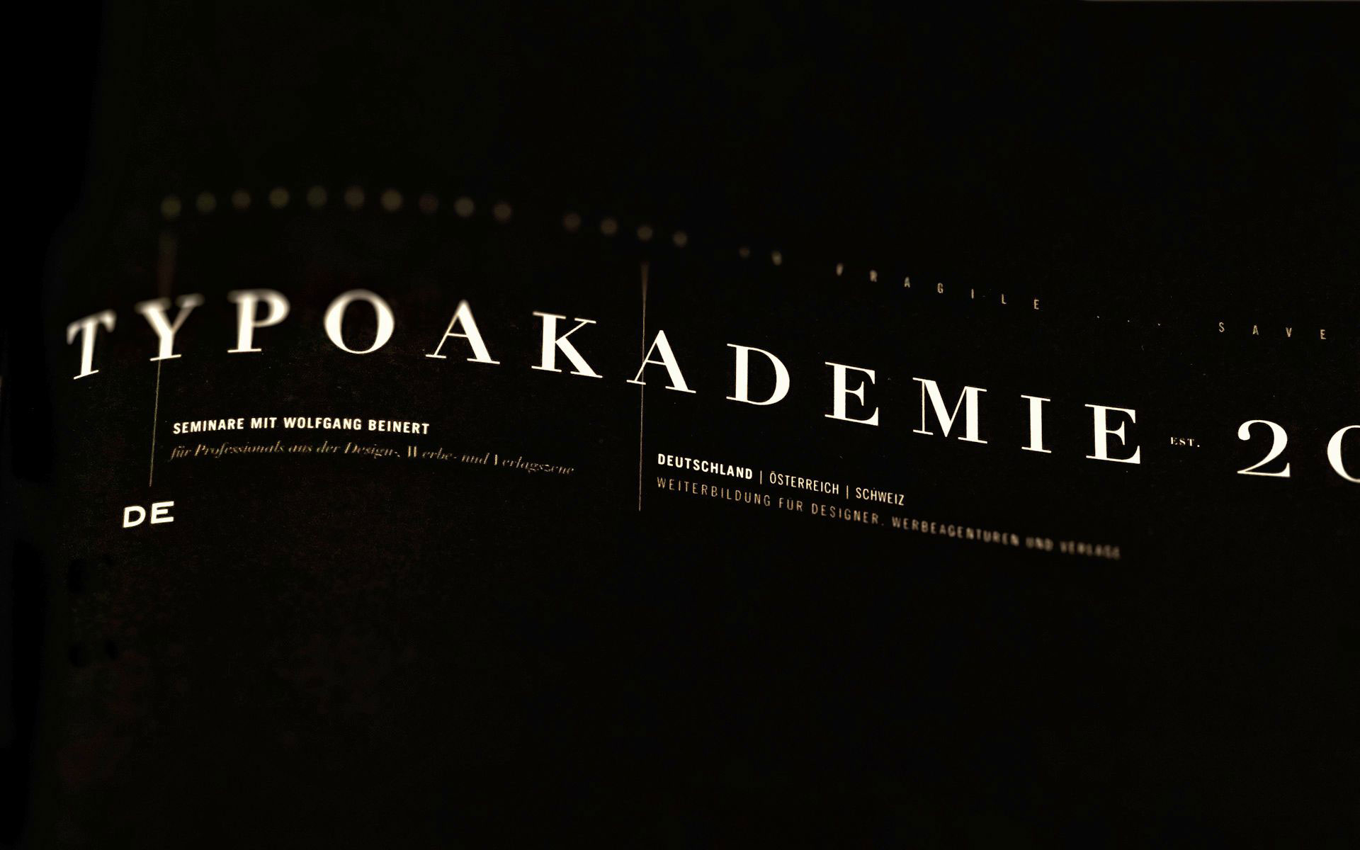 Typoakademie.de | Fortbildung für Designer, Werbeagenturen und Verlage