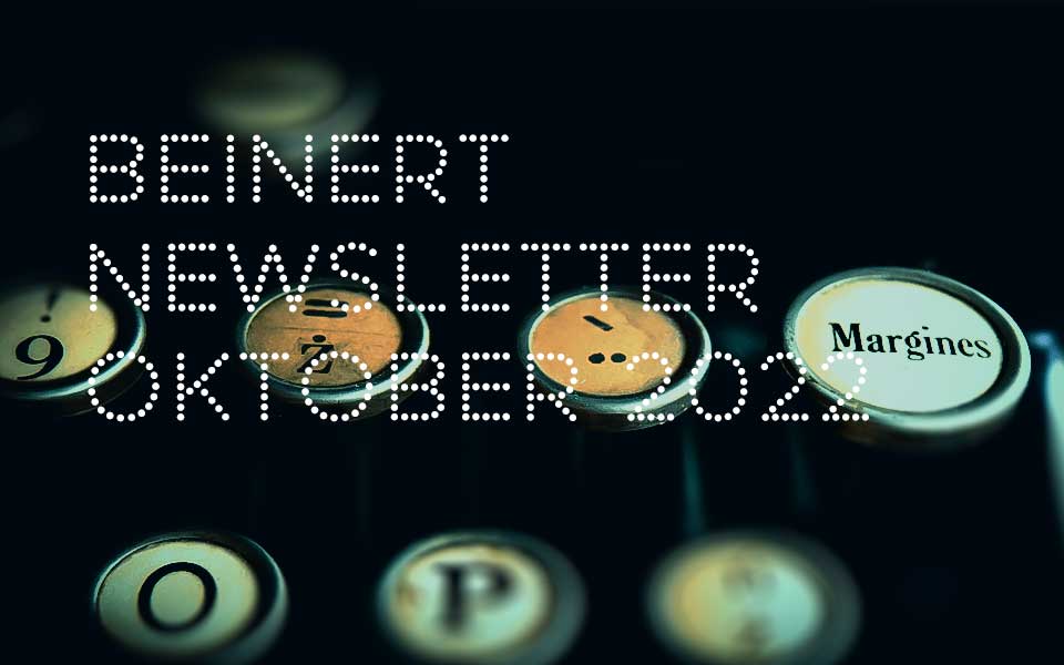 Wolfgang Beinert | Newsletter Oktober 2022