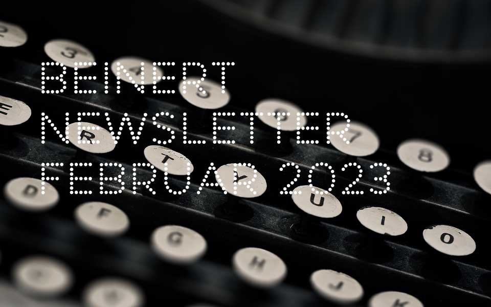 Wolfgang Beinert | Newsletter Februar 2023