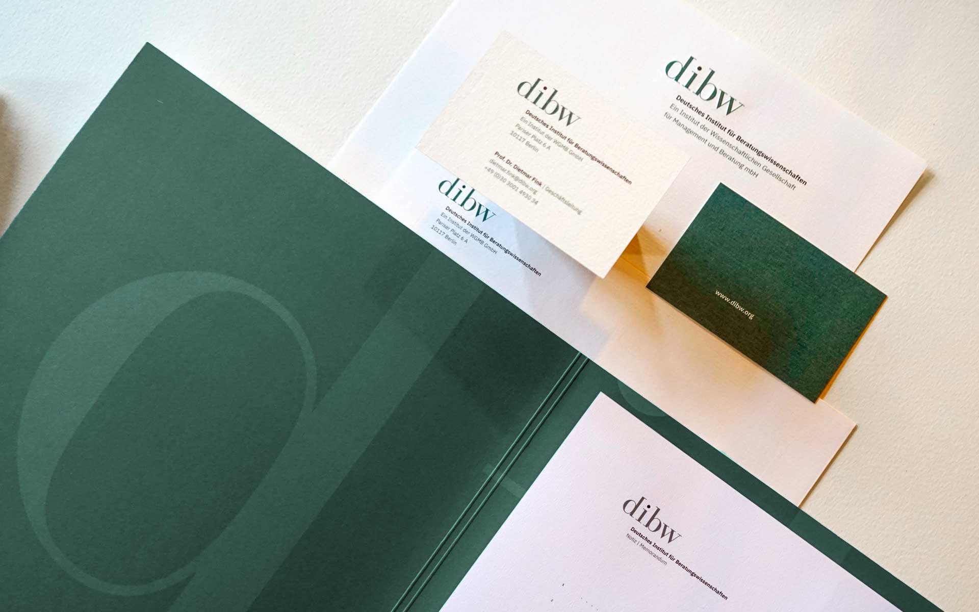 Corporate Design für dibw, Berlin