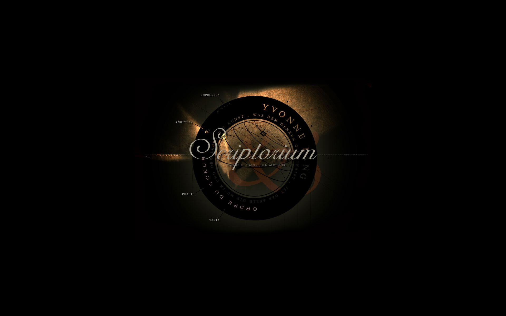 Homepage der Website »Scriptorium«