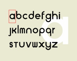 a