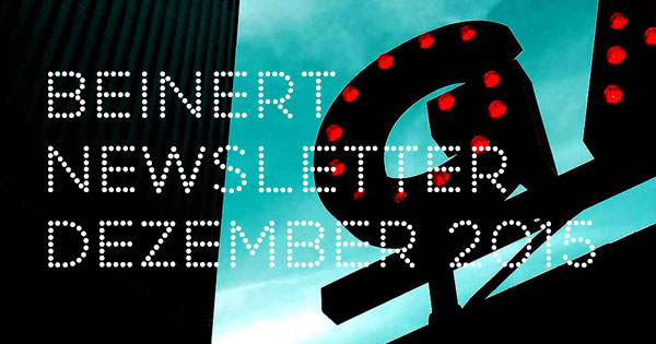 Wolfgang Beinert | Newsletter : Dezember 2015