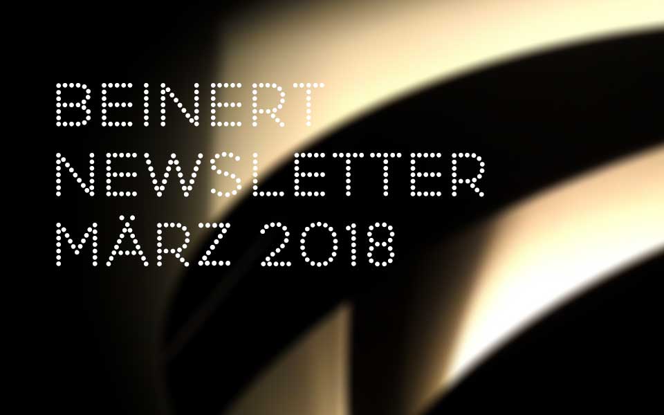 Wolfgang Beinert | Newsletter : März 2018