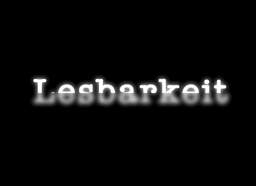 Lesbarkeit