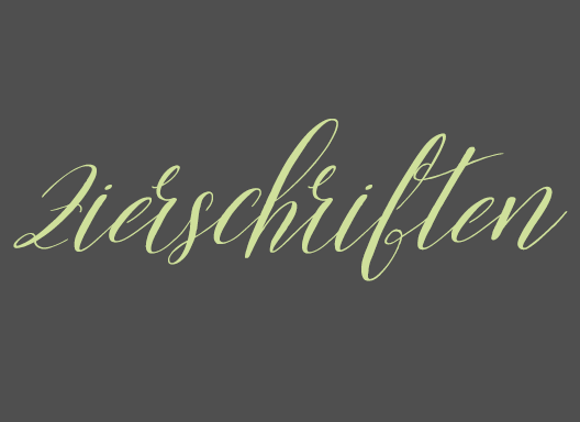 Zierschriften